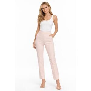 Max Mara Trousers Women’s Pale Pink Straight Fitted Ankle Size US 6